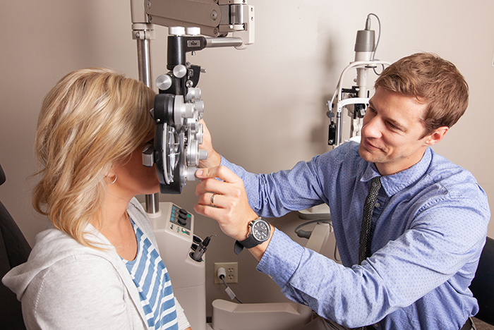 Routine Eye Care Exam at Ophthalmology Associates in Mankato